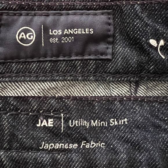 Adriano Goldschmied Women's Blue Jae Utility Mini Skirt Size 23 - Picture 11 of 12